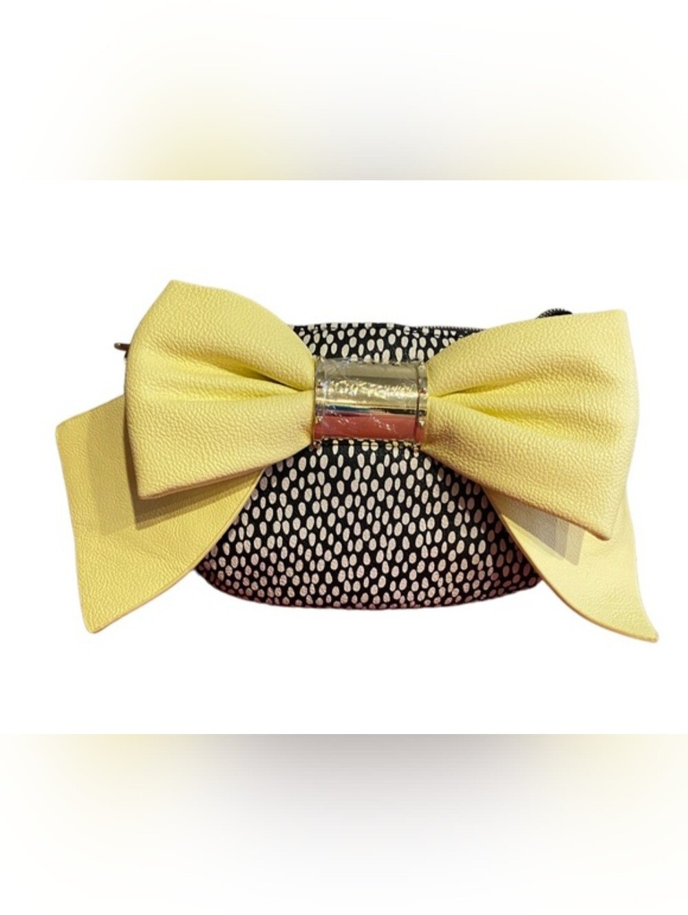 Betsey Johnson Polka Dot Bow Purse, NEW